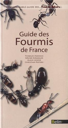 Livres sur les Fourmis françaises, Belin.