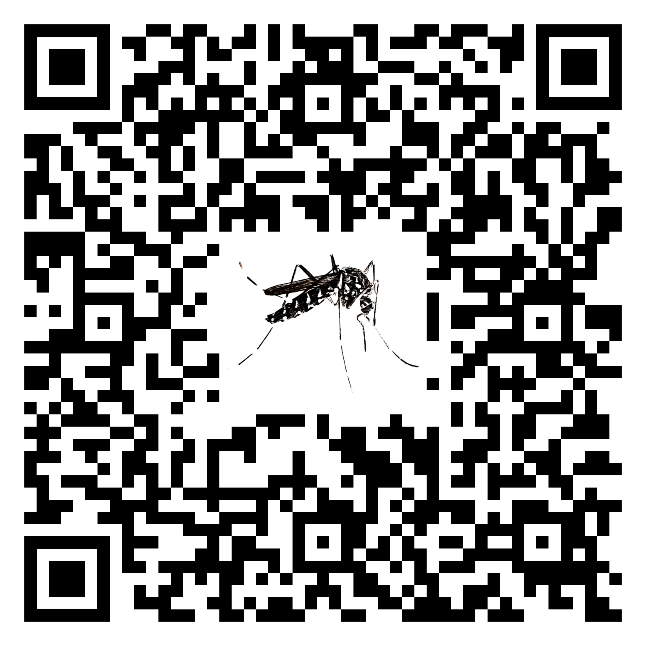 Un QR code pour partager cet article qui décrit comment se débarrasser des moustiques tigres.